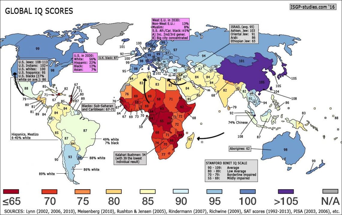 the highest iq in the world